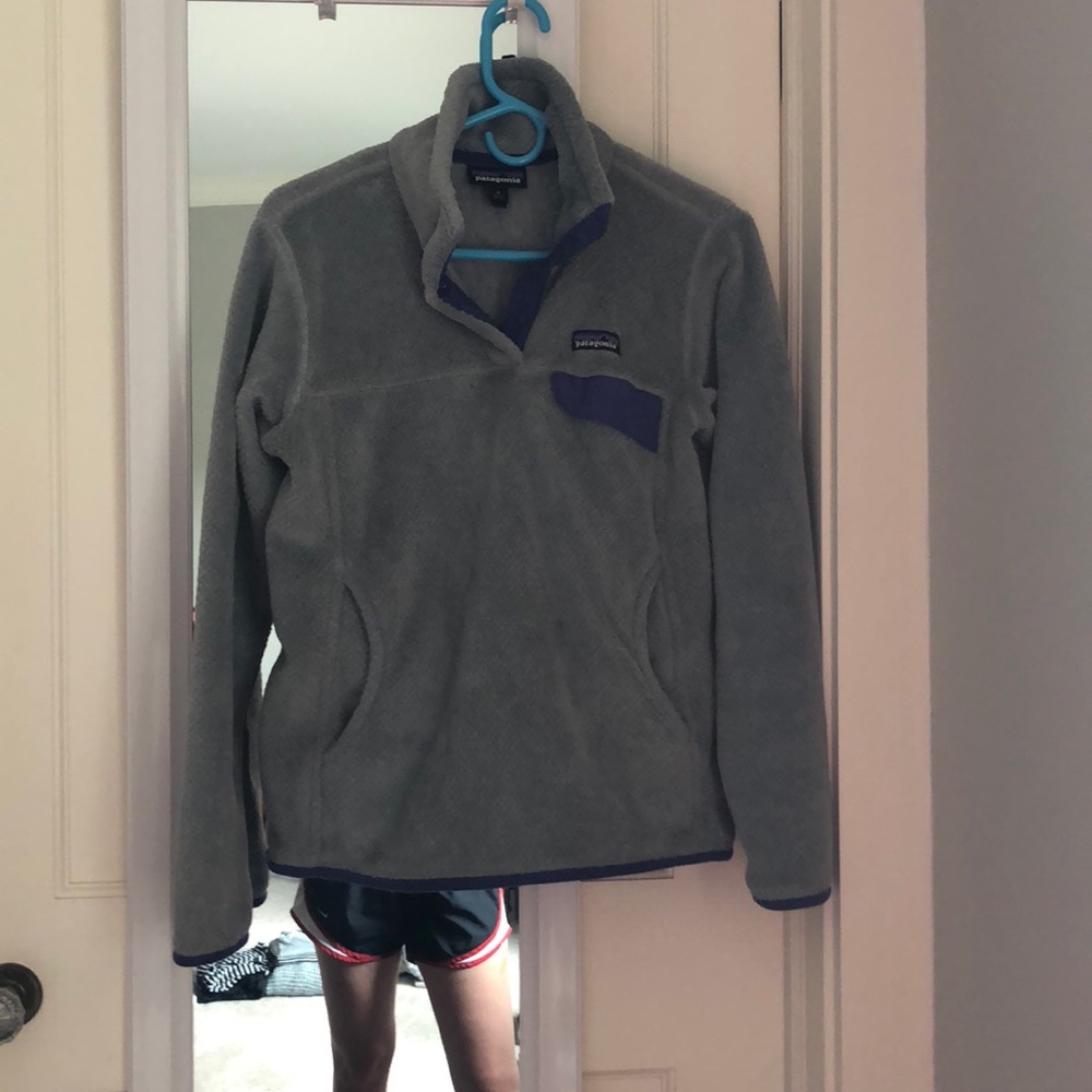 Grey Patagonia Re-Tool Snap-T Pullover